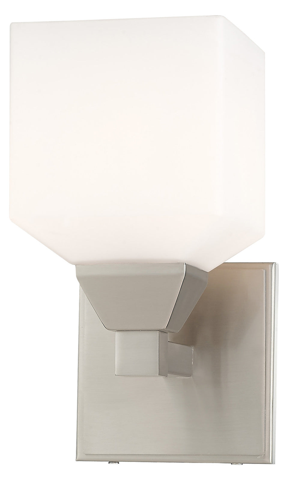4.75 Inch 1 Light Wall Sconce With Opal White Glass