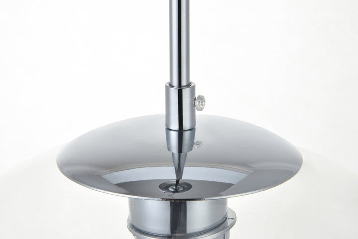 1 Light Chrome Pendant With Clear Glass