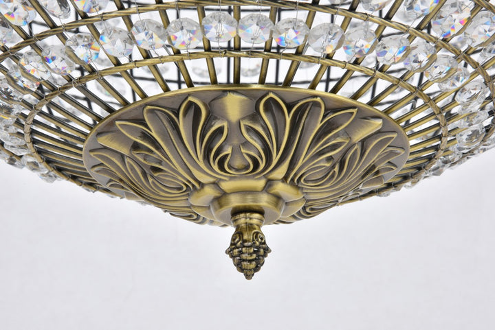 4 light 20 inch antique bronze pendant