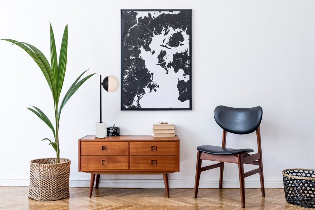 1 Light Black Table Lamp With Frosted White Glass