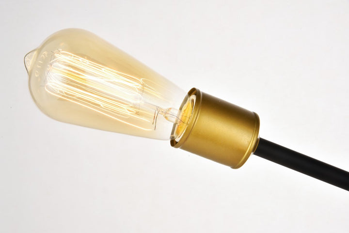 6 Lights Black Pendant