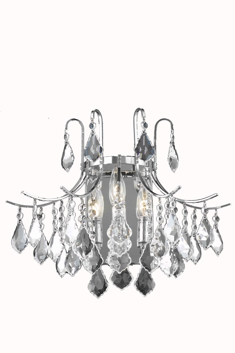 Collection Wall Sconce D16in H14in Lt:3 Chrome finish by Living District