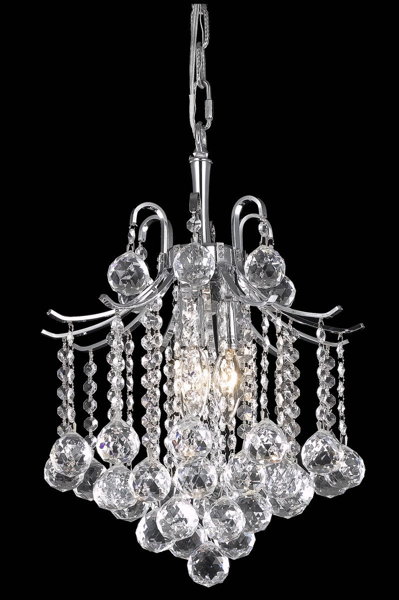 Collection Pendant D12in H15in Lt:3 Chrome finish by Living District