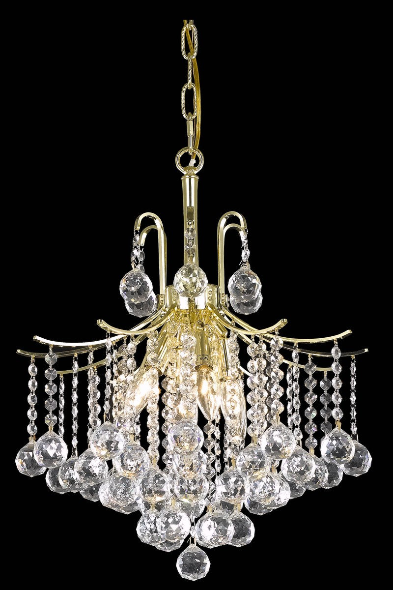 Collection Pendant D17in H20in Lt:6 Gold FinishåÊ by Living District