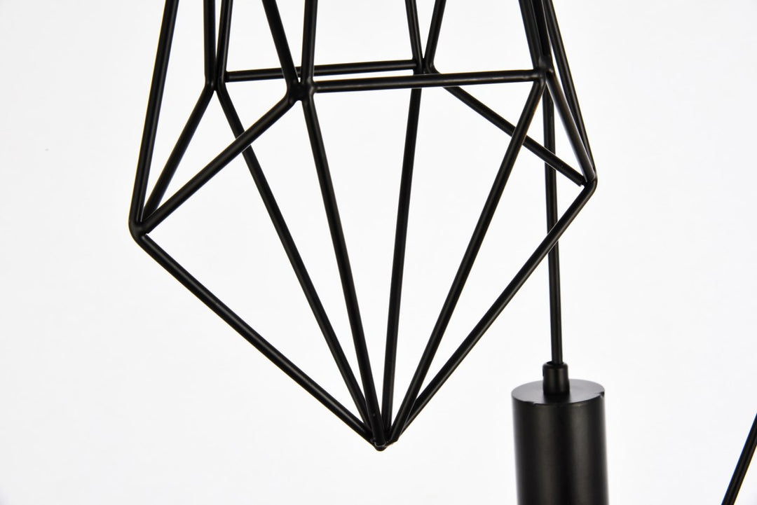 Collection Pendant D16.0 H30.4 Lt:3 Black Finish