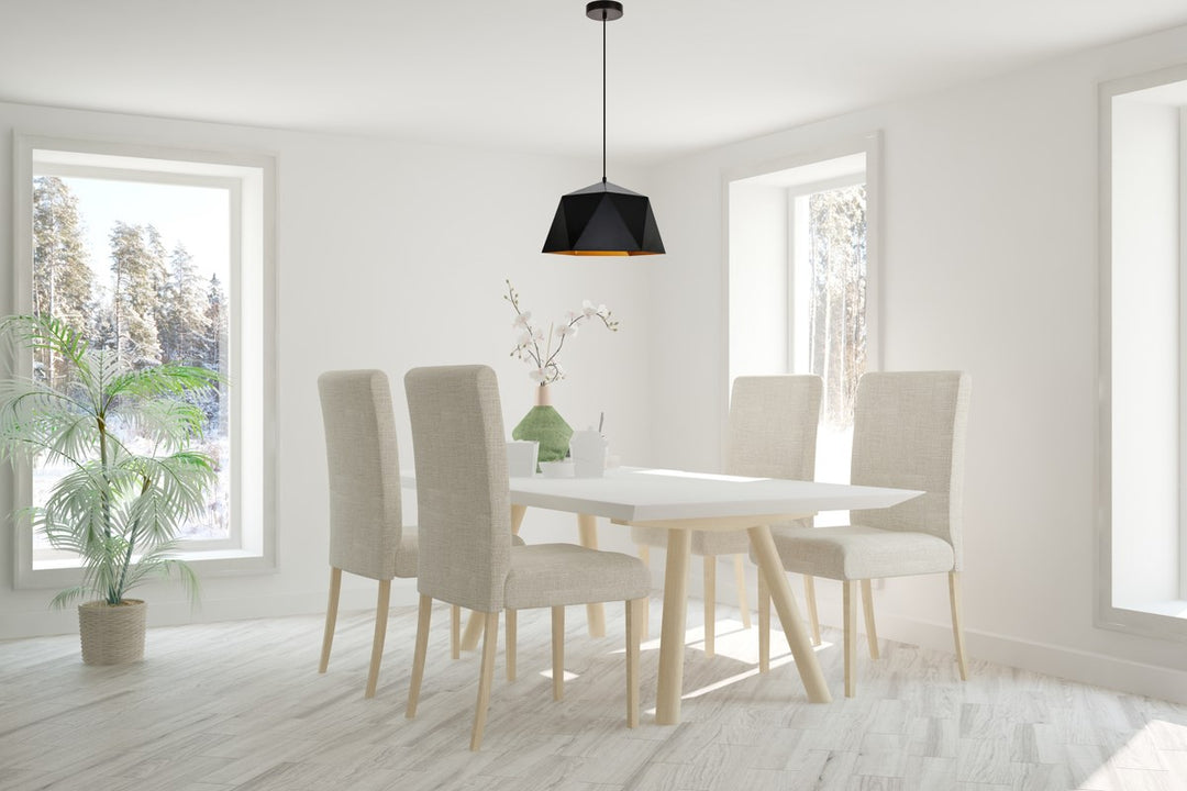Collection Pendant D15.0'' H9.6 Lt:1 Black and Gold Finish