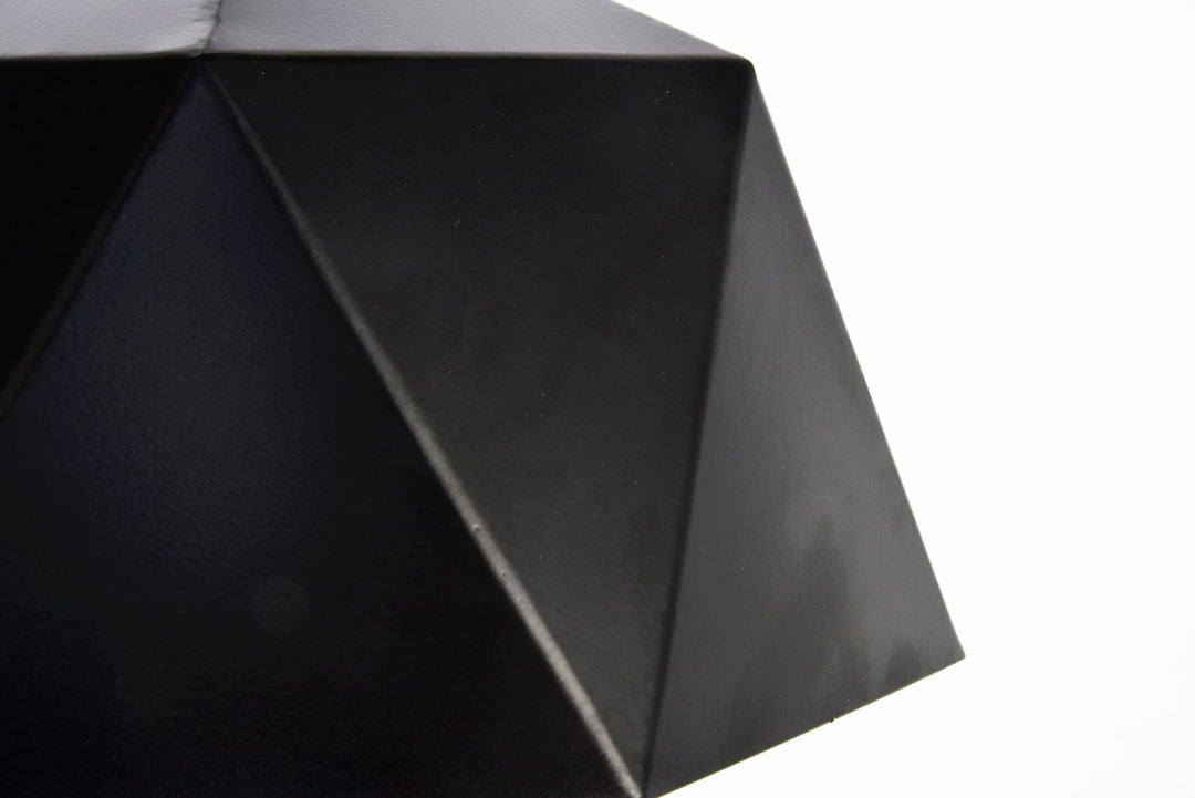 Collection Pendant D15.0'' H9.6 Lt:1 Black and Gold Finish