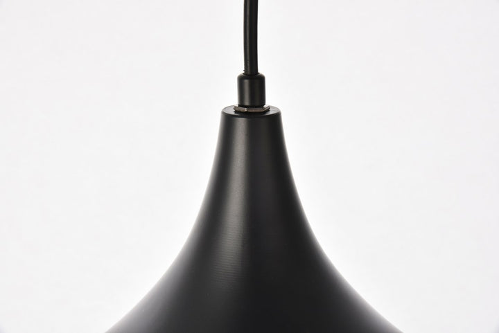 Collection Pendant D16.5in H12in Lt:1 Black Finish