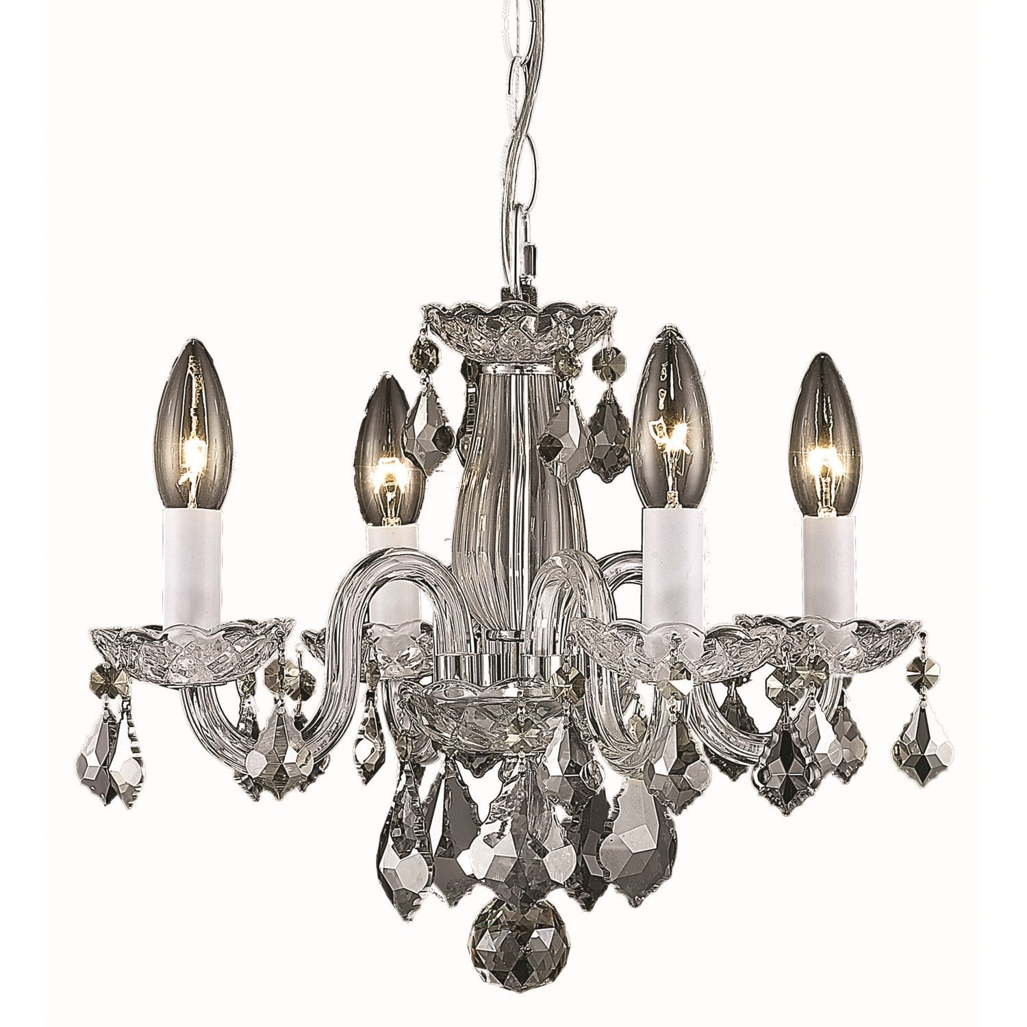 Collection Pendant D15in H12in Lt:4 Chrome FinishåÊ by Living District