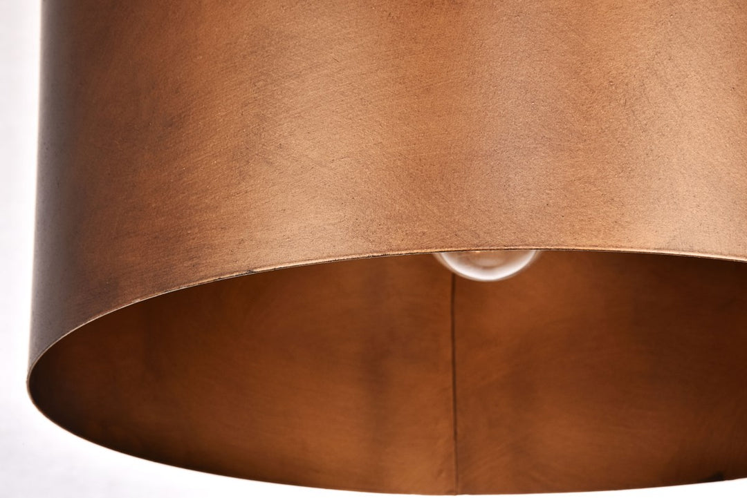 Collection Pendant D15 H9.25 Lt:1 Manual Brass Finish