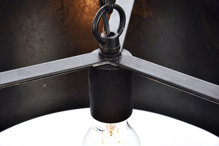 Collection Pendant D15 H9.25 Lt:1 Vintage Black Finish