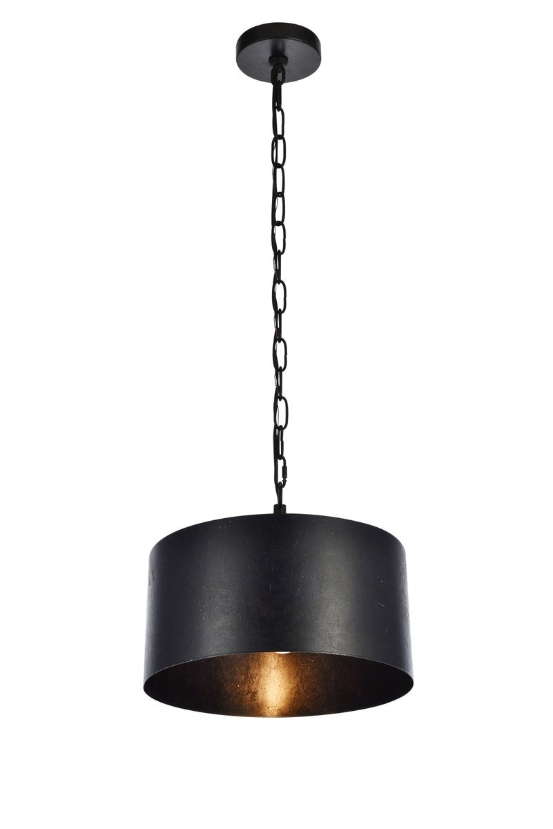 Collection Pendant D15 H9.25 Lt:1 Vintage Black Finish