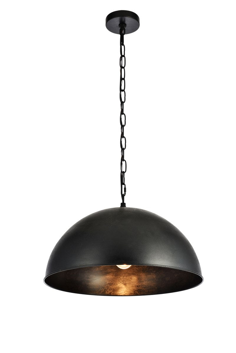 Collection Pendant D20 H12.75 Lt:1 Vintage Black Finish