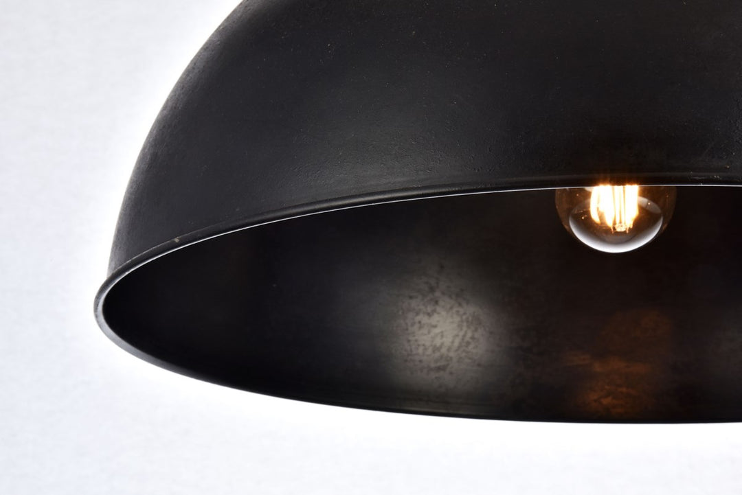 Collection Pendant D20 H12.75 Lt:1 Vintage Black Finish