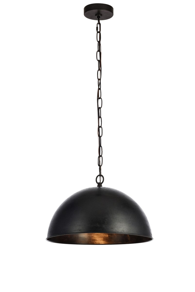 Collection Pendant D15 H10 Lt:1 Vintage Black Finish by Living District