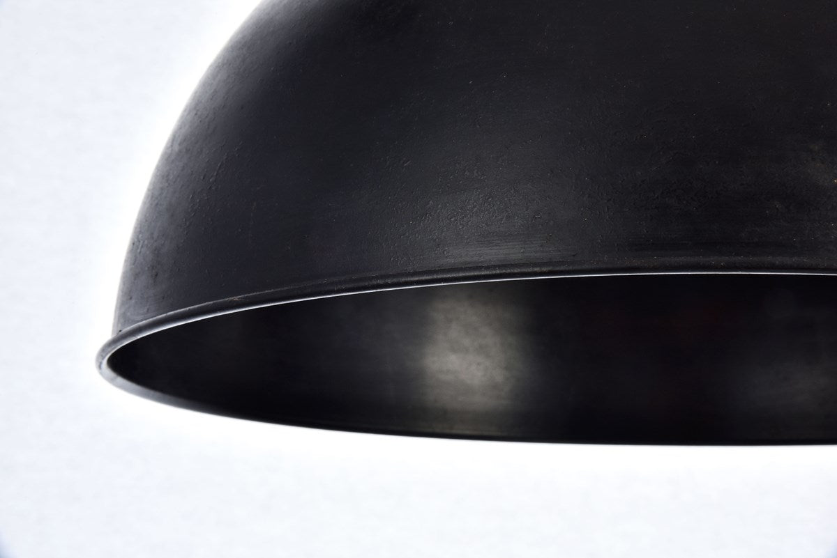 Collection Pendant D15 H10 Lt:1 Vintage Black Finish