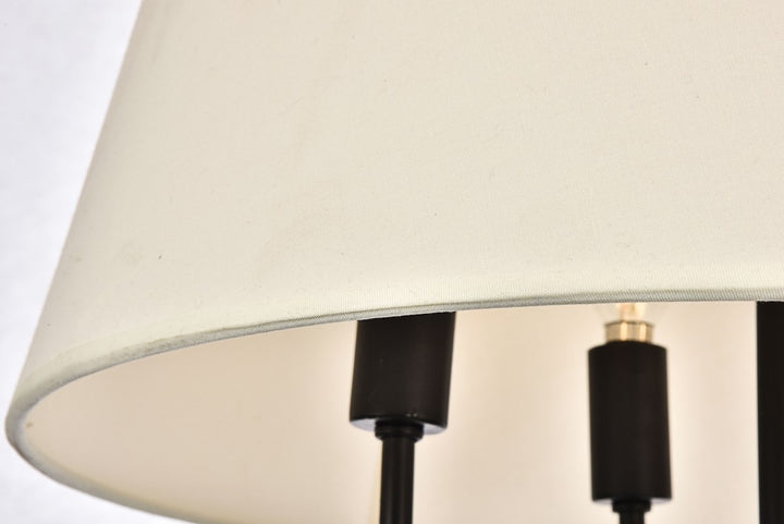 Collection Pendant D17 H13.75 Lt:4 Black Finish