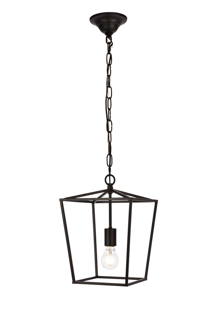 Collection Pendant D9.75 H14.5 Lt:1 Black Finish by Living District