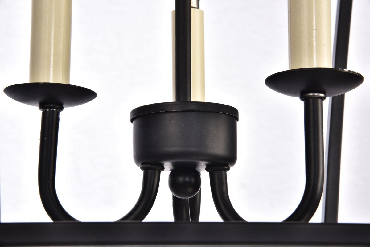 Collection Pendant D12.5 H18.25 Lt:3 Black Finish