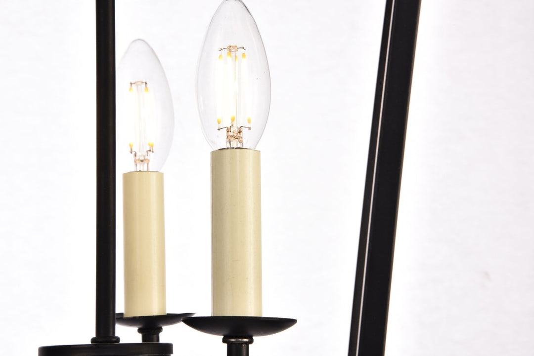 Collection Pendant D12.5 H18.25 Lt:3 Black Finish