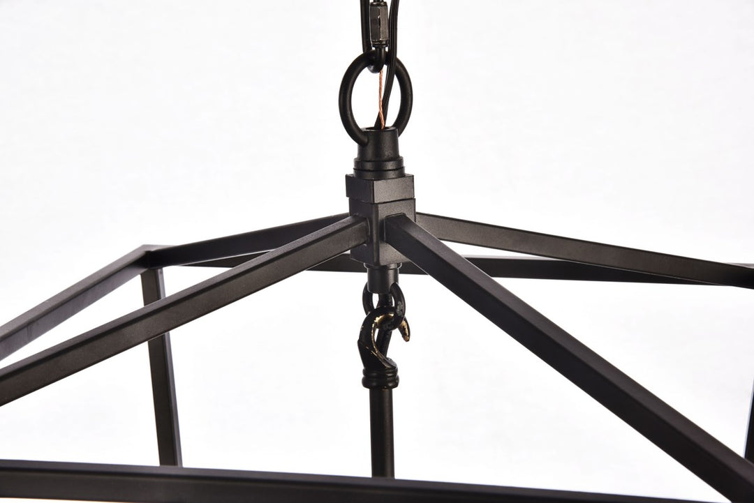 Collection Pendant D12.5 H18.25 Lt:3 Black Finish
