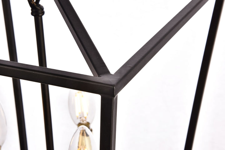 Collection Pendant D12.5 H18.25 Lt:3 Black Finish