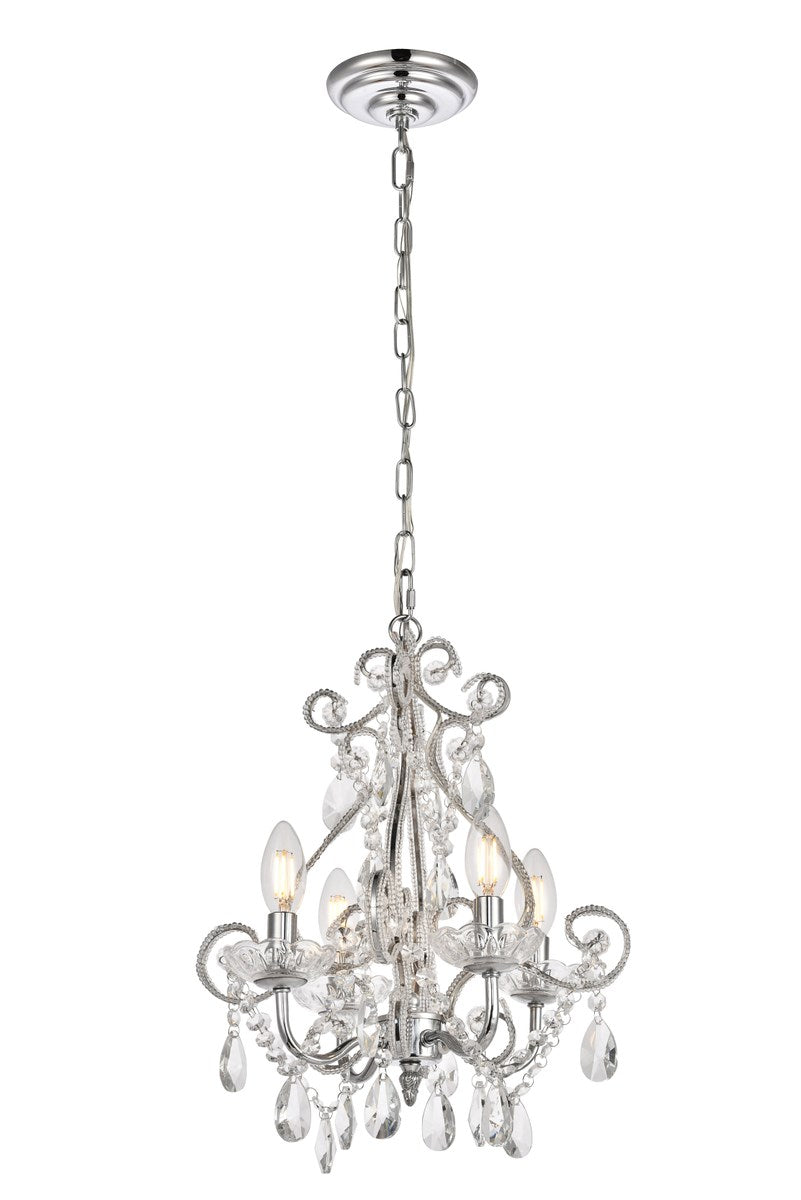 Collection Pendant D12.6 H16.3 Lt:4 Chrome Finish