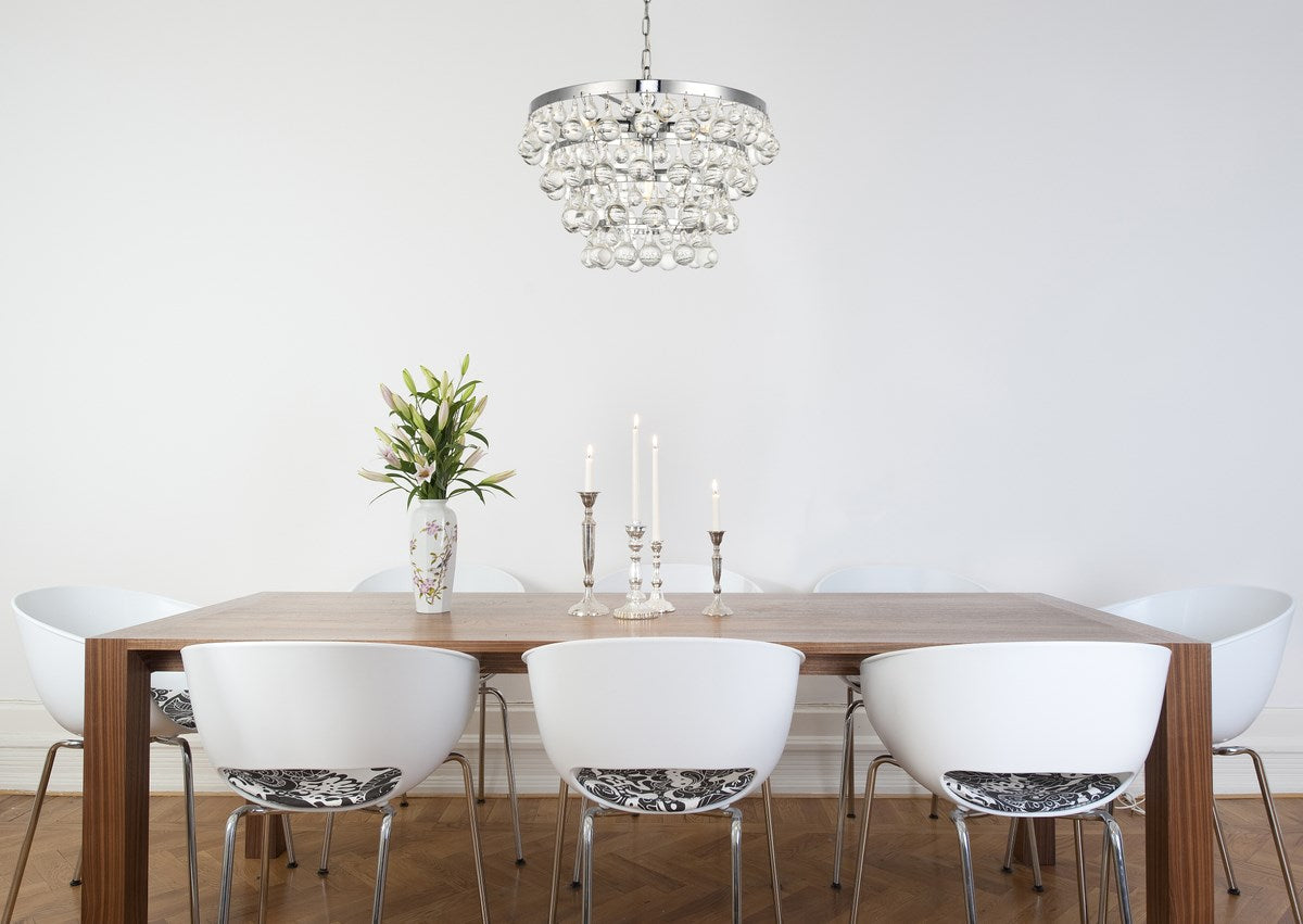 Collection Pendant D17 H10.9 Lt:5 Chrome Finish