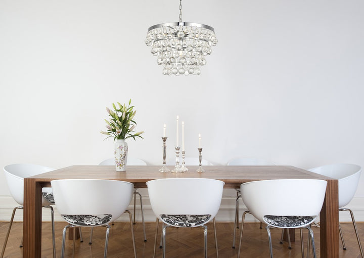 Collection Pendant D17 H10.9 Lt:5 Chrome Finish