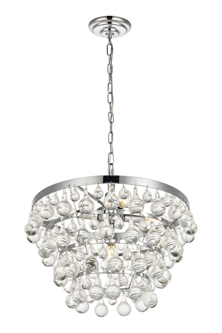 Collection Pendant D17 H10.9 Lt:5 Chrome Finish