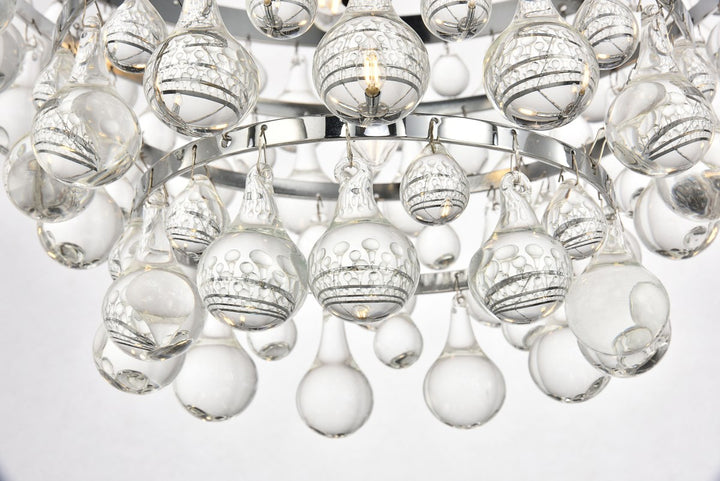 Collection Pendant D17 H10.9 Lt:5 Chrome Finish