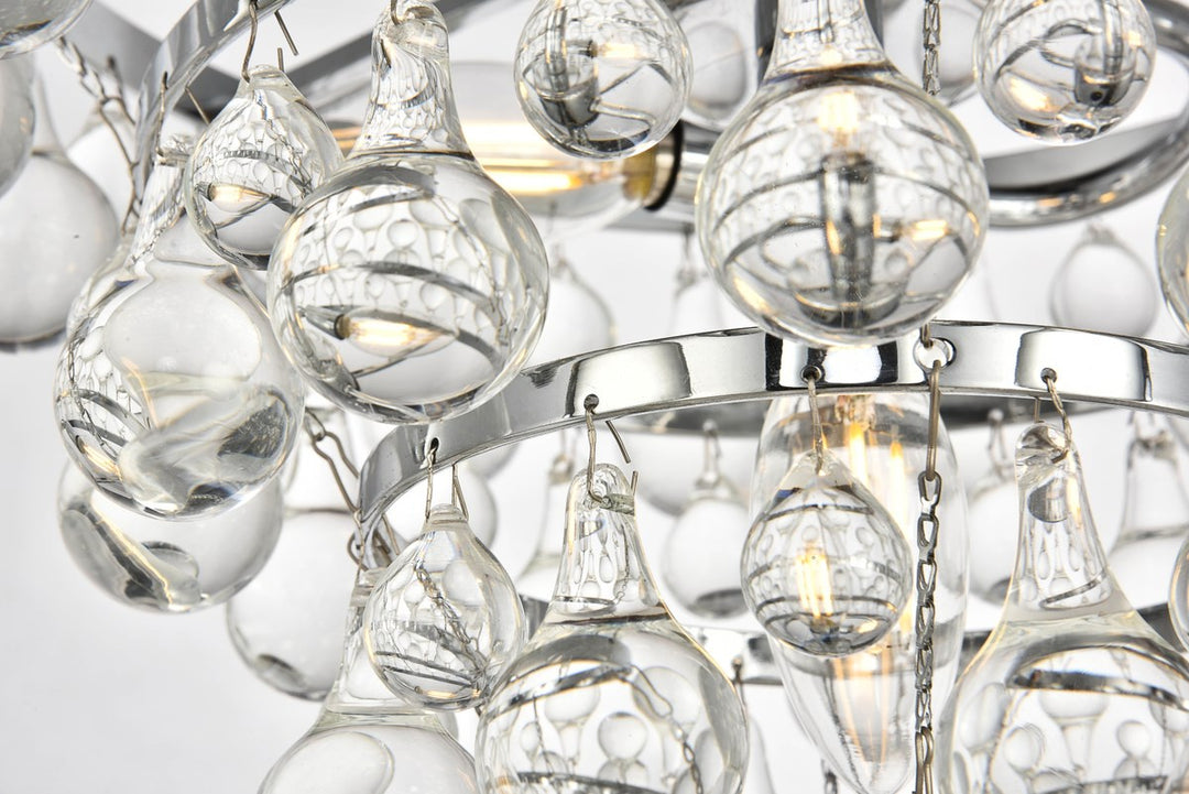 Collection Pendant D13 H10.9 Lt:3 Chrome Finish