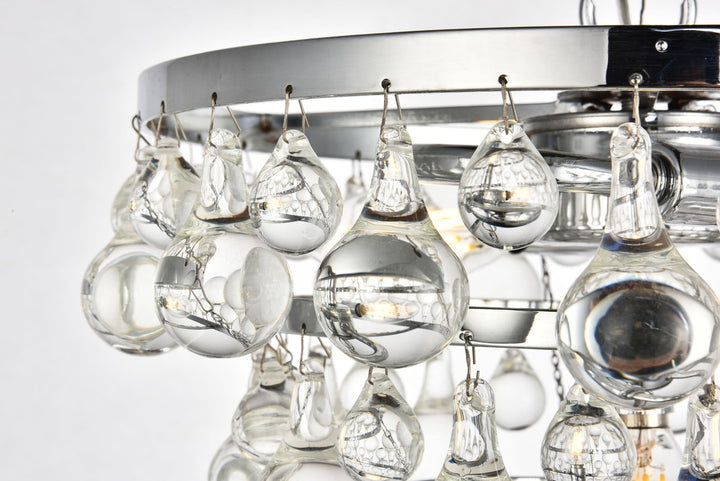 Collection Pendant D13 H10.9 Lt:3 Chrome Finish