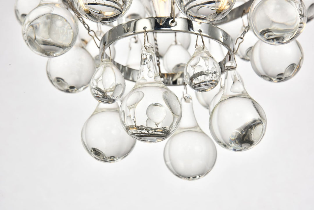 Collection Pendant D13 H10.9 Lt:3 Chrome Finish