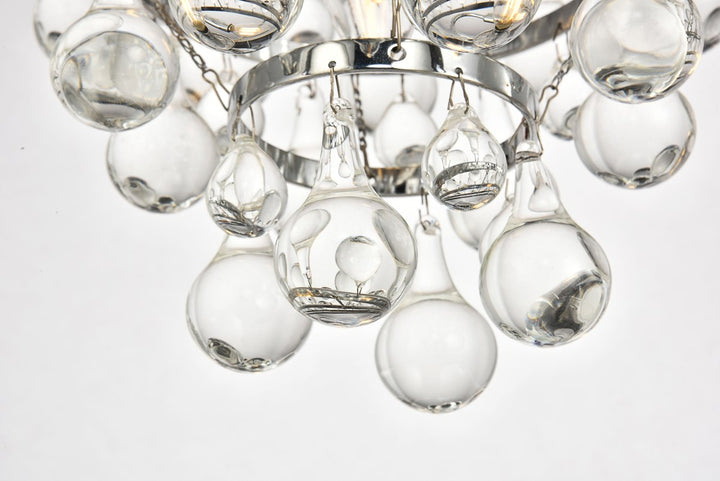 Collection Pendant D13 H10.9 Lt:3 Chrome Finish
