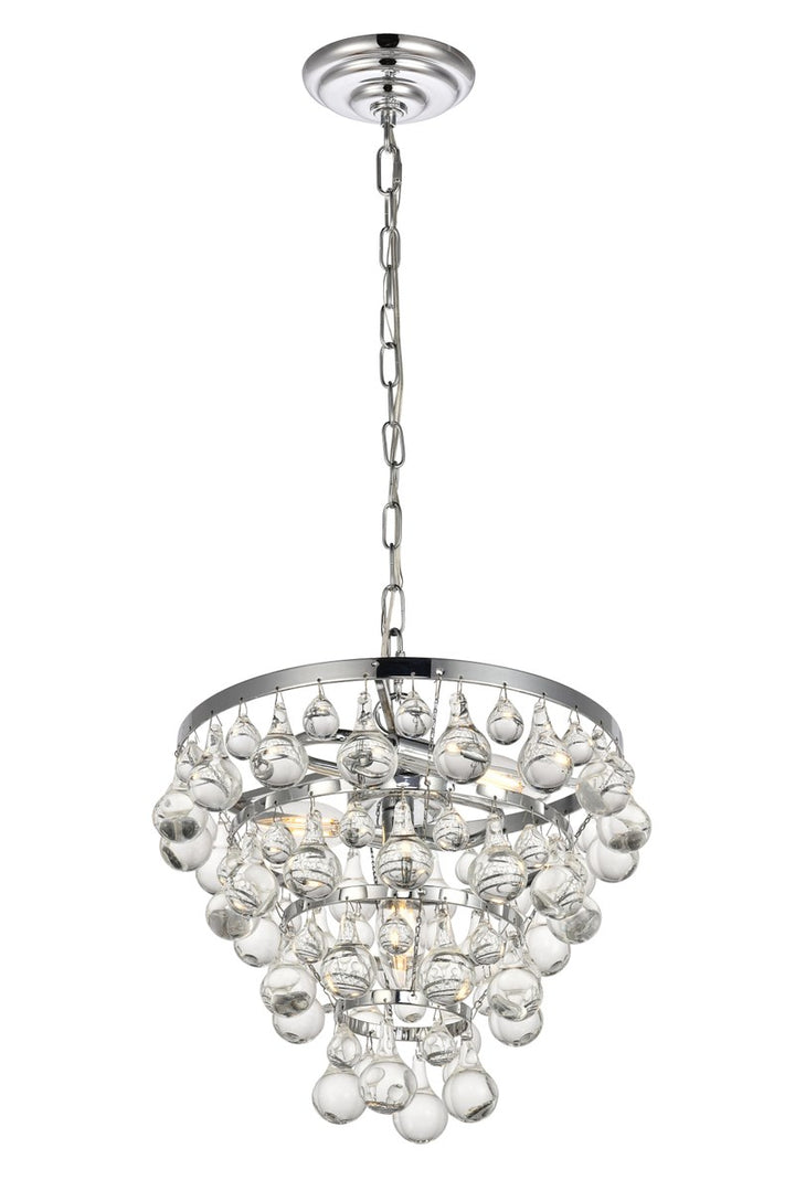 Collection Pendant D13 H10.9 Lt:3 Chrome Finish