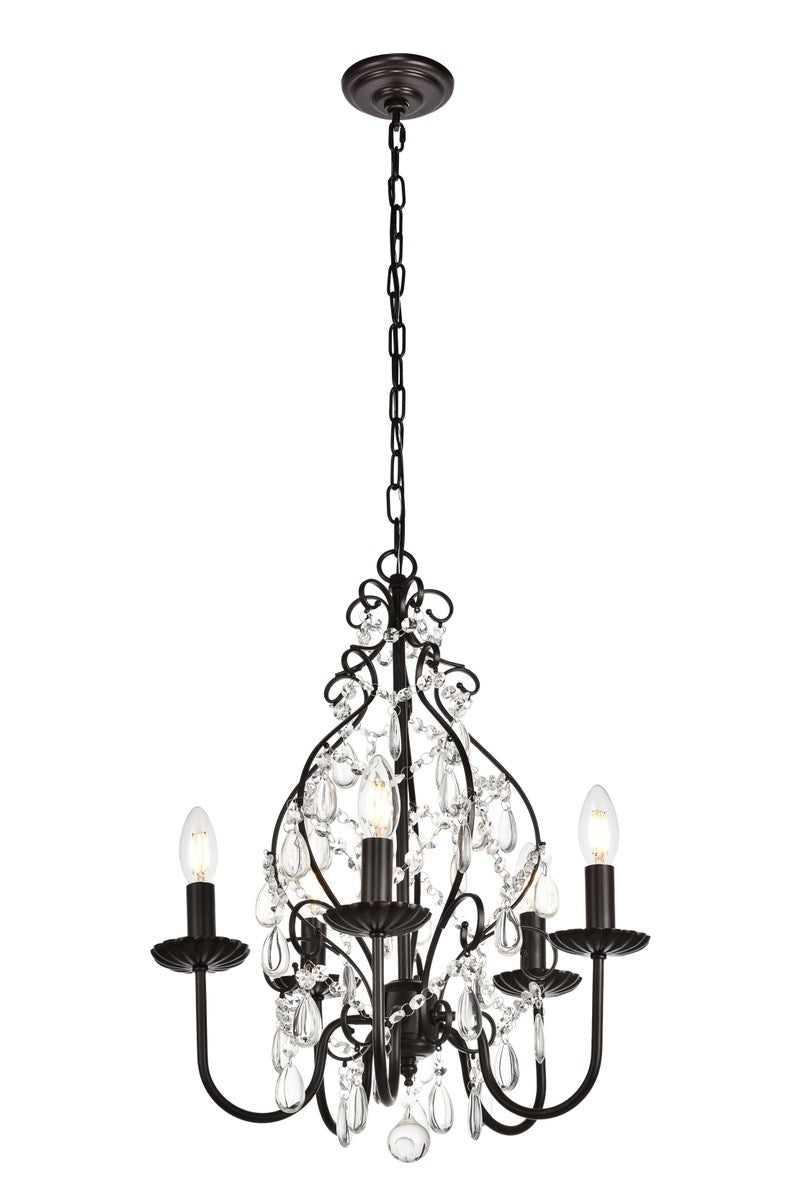 Collection Pendant D17 H23 Lt:5 Oil rubbed bronze Finish