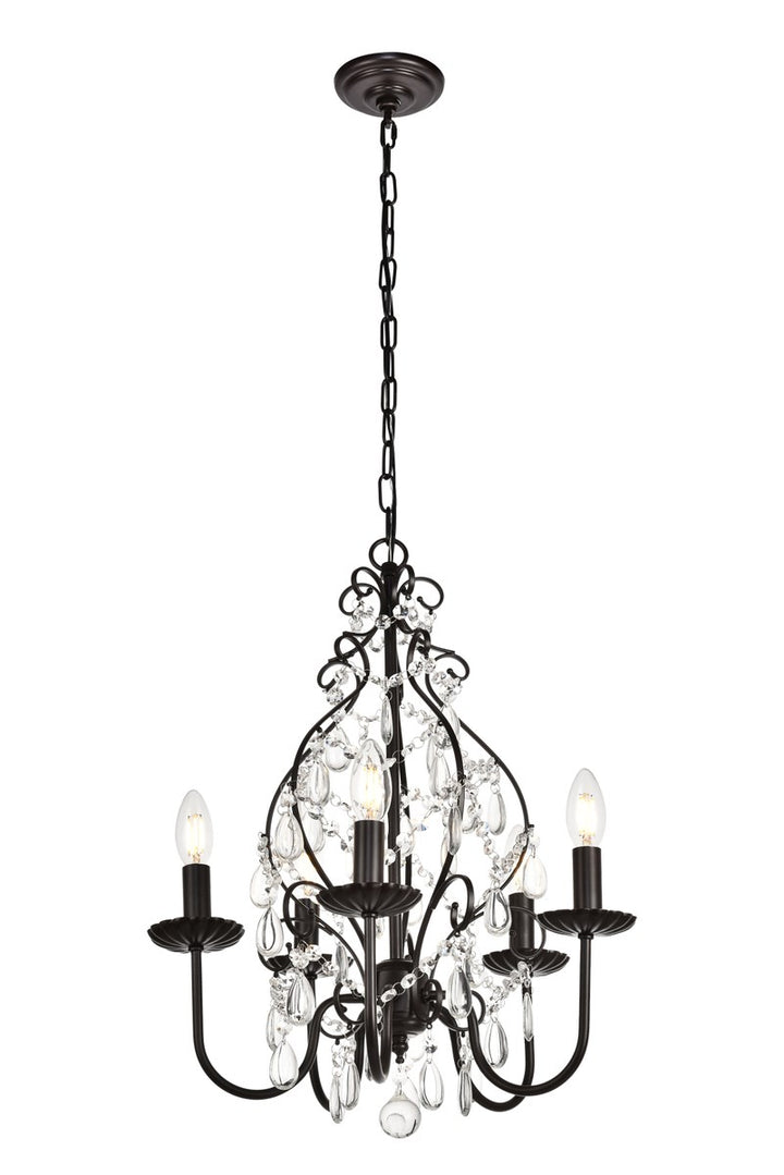 Collection Pendant D17 H23 Lt:5 Oil rubbed bronze Finish