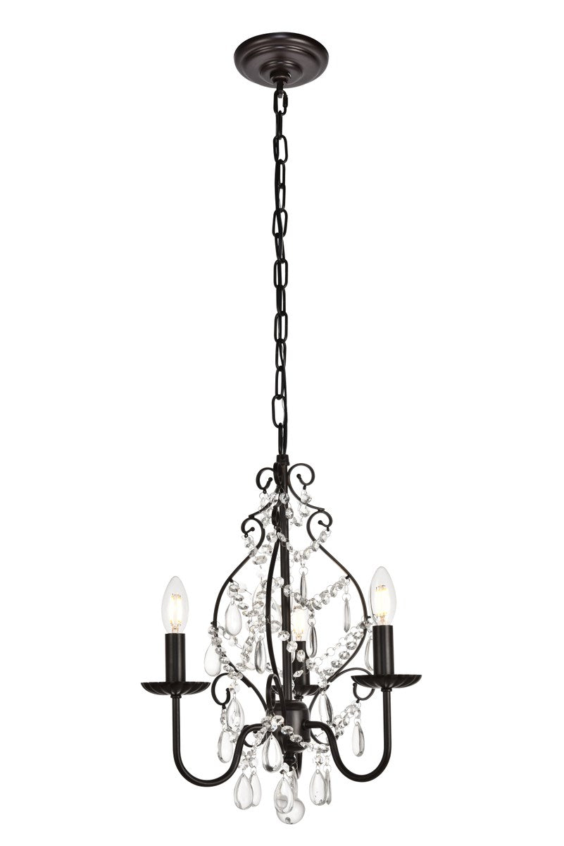 Collection Pendant D15 H20 Lt:3 Oil rubbed bronze Finish by Living District
