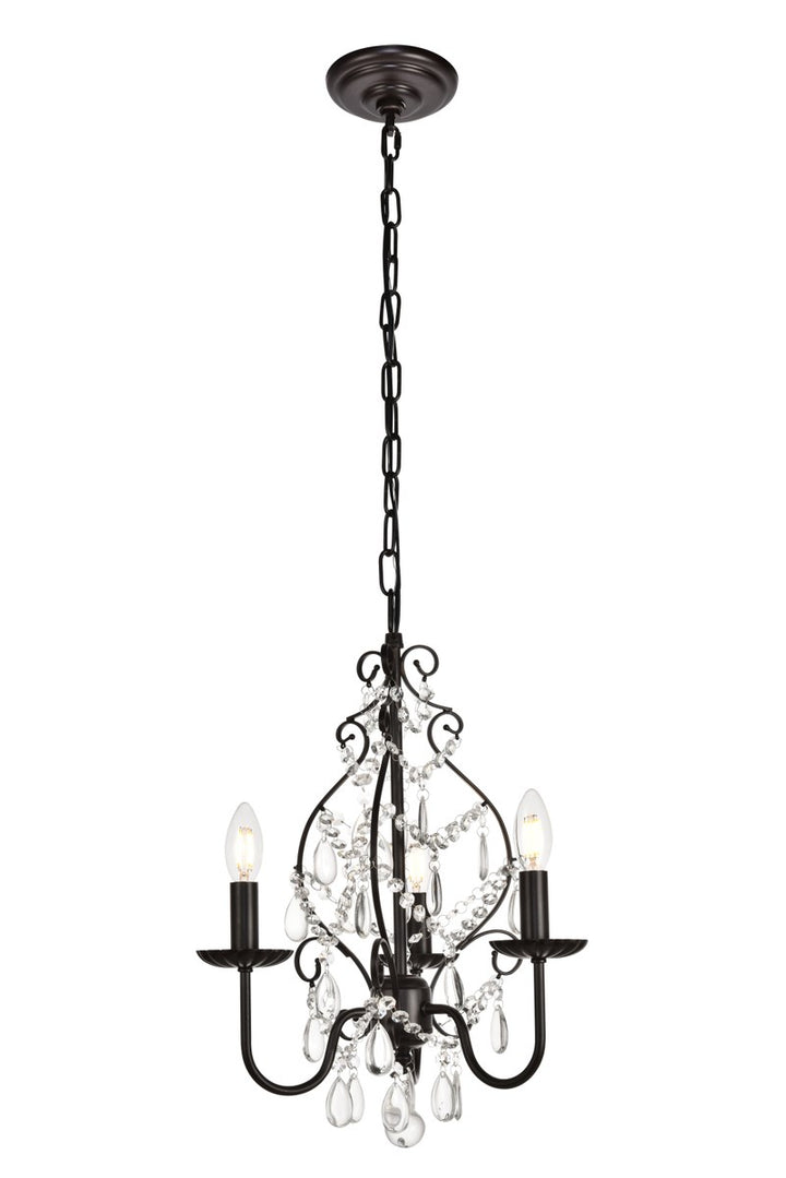 Collection Pendant D15 H20 Lt:3 Oil rubbed bronze Finish by Living District