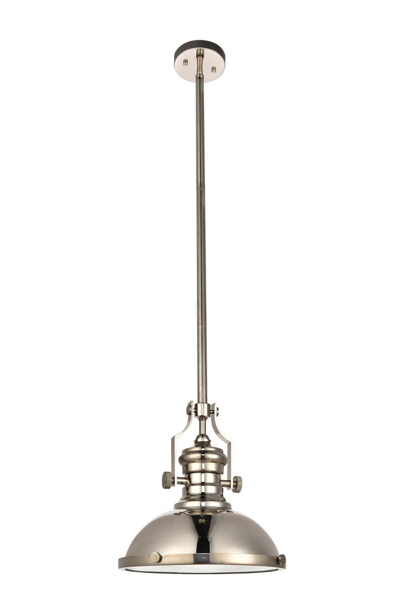 Collection Pendant D13 H13.3 Lt:1 polished Nickel Finish by Living District