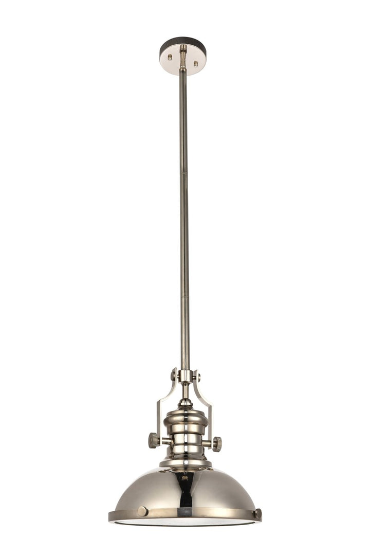 Collection Pendant D13 H13.3 Lt:1 polished Nickel Finish by Living District