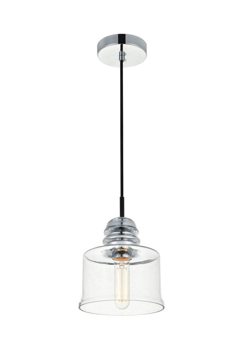 Collection Flush Mount D10in H8in Lt:4 Chrome Finish