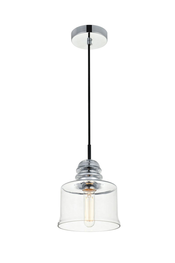 Collection Flush Mount D10in H8in Lt:4 Chrome Finish
