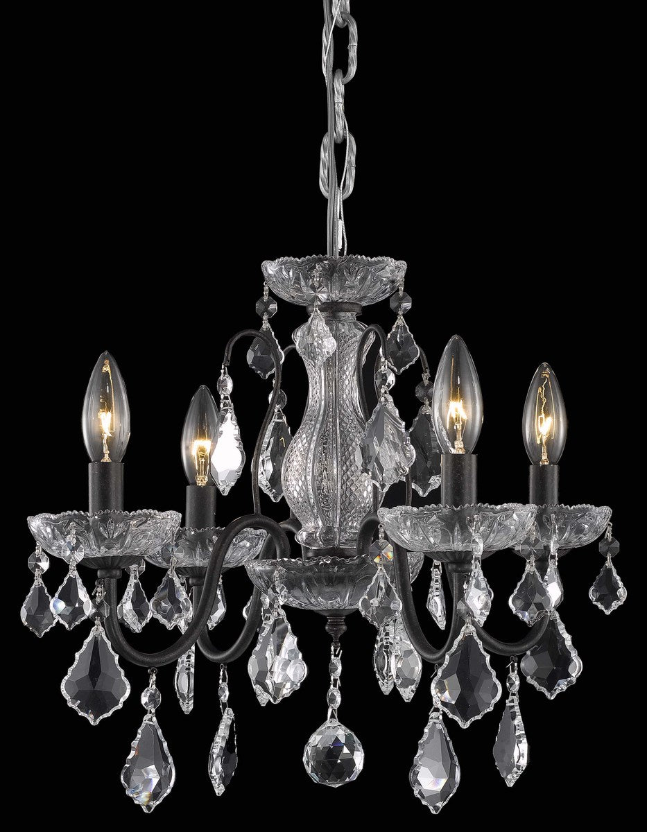 Collection Pendant D17in H15in Lt:4 Dark Bronze Finish by Living District