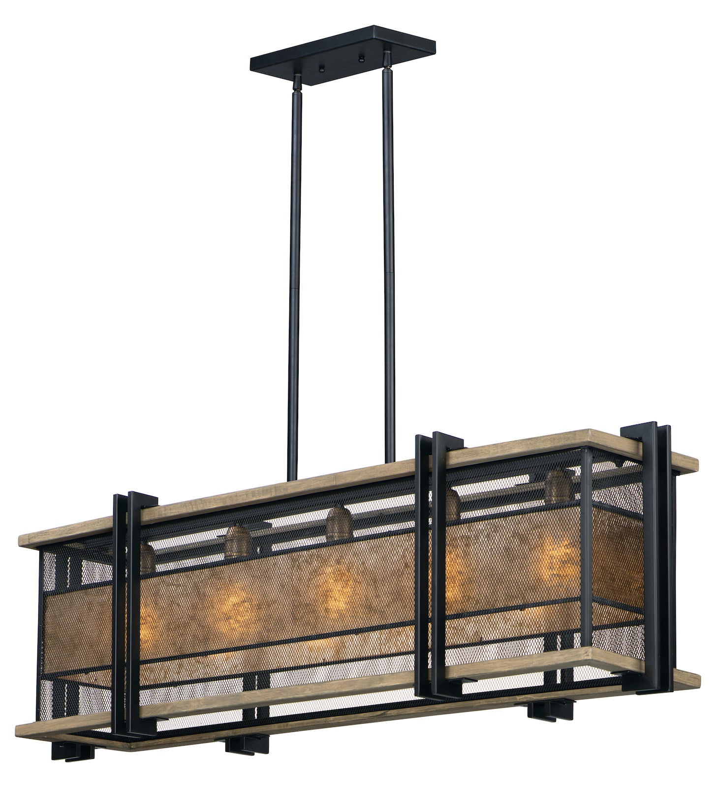Boundry 5-Light Linear Pendant by Maxim