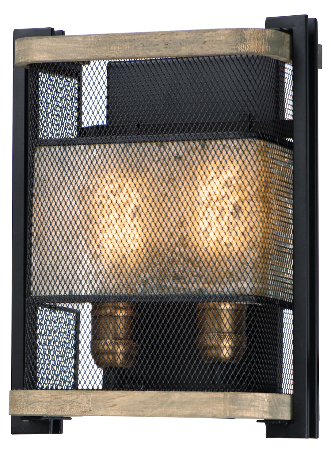 Boundry 2-Light Wall Sconce by Maxim