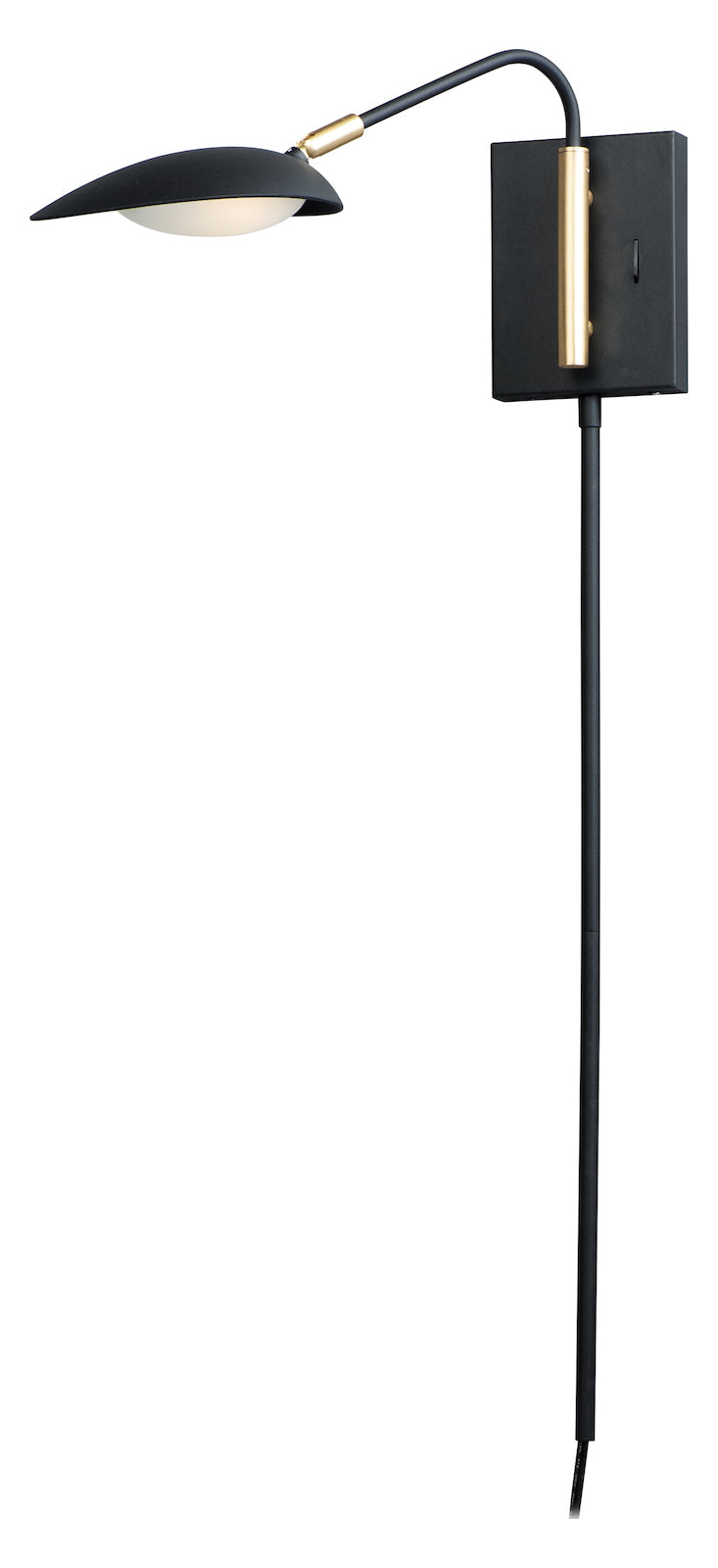 Scan Led 1-Light Pin-Up Wall Sconce by Maxim