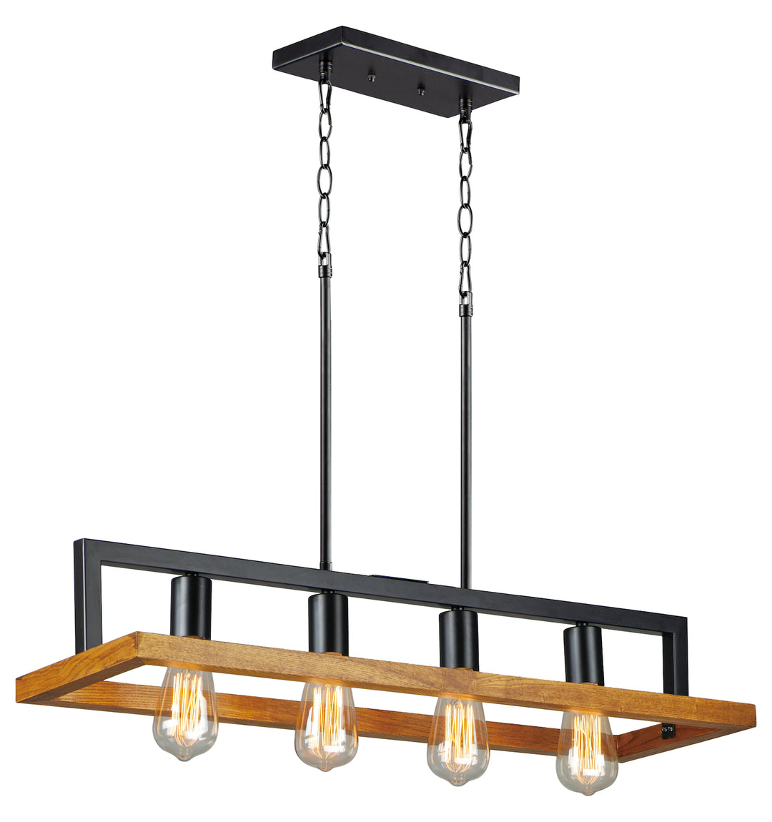 Black Forest 4-Light Chandelier by Maxim