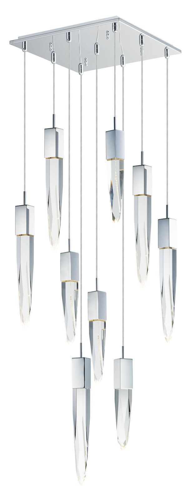 Quartz Led 9-Light Pendant by ET2